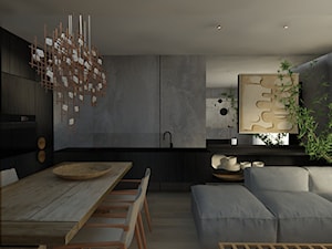 MIESZKANIE ŁÓDŹ WABI SABI - Kuchnia, styl minimalistyczny - zdjęcie od Atelier 37 | architektura & projektowanie wnętrz