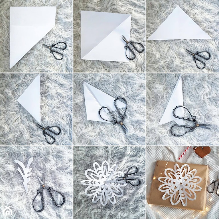 Jak wyciąć śnieżynkę z papieru
