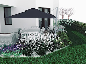 Ogród przy mieszkaniu - zdjęcie od Umajone - Pracownia Architektury Krajobrazu