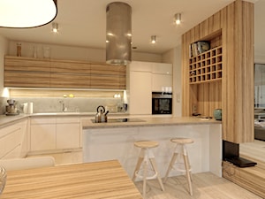 Dom dla 2+2 - Kuchnia, styl nowoczesny - zdjęcie od Grzegorz Popiołek Projektowanie Wnetrz