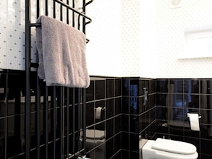 DOM W ŚREDNICY - Średnia łazienka, styl tradycyjny - zdjęcie od Grzegorz Popiołek Projektowanie Wnetrz
