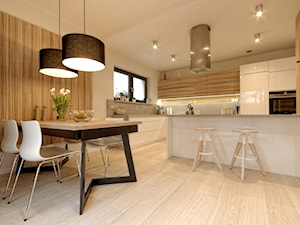 Dom dla 2+2 - Kuchnia, styl nowoczesny - zdjęcie od Grzegorz Popiołek Projektowanie Wnetrz