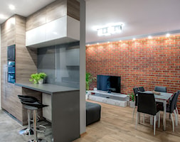 Mieszkanie w męskim stylu - Kuchnia, styl nowoczesny - zdjęcie od Jachtoma design - Homebook