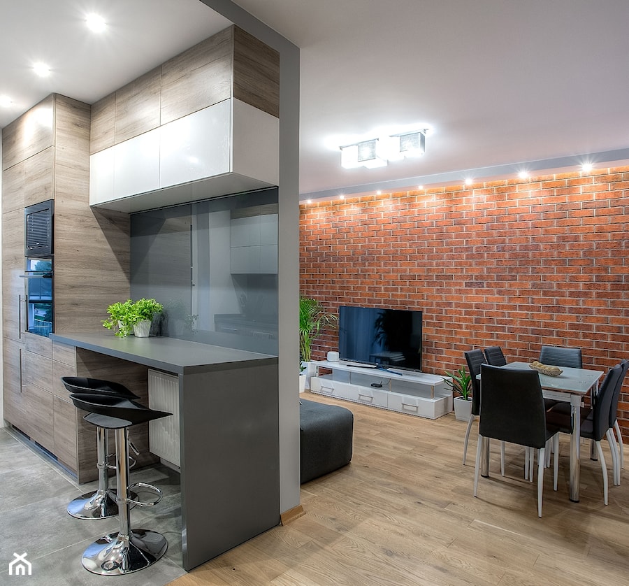 Mieszkanie w męskim stylu - Kuchnia, styl nowoczesny - zdjęcie od Jachtoma design