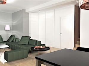 Dom w Chyliczkach - Salon, styl minimalistyczny - zdjęcie od FORMAT