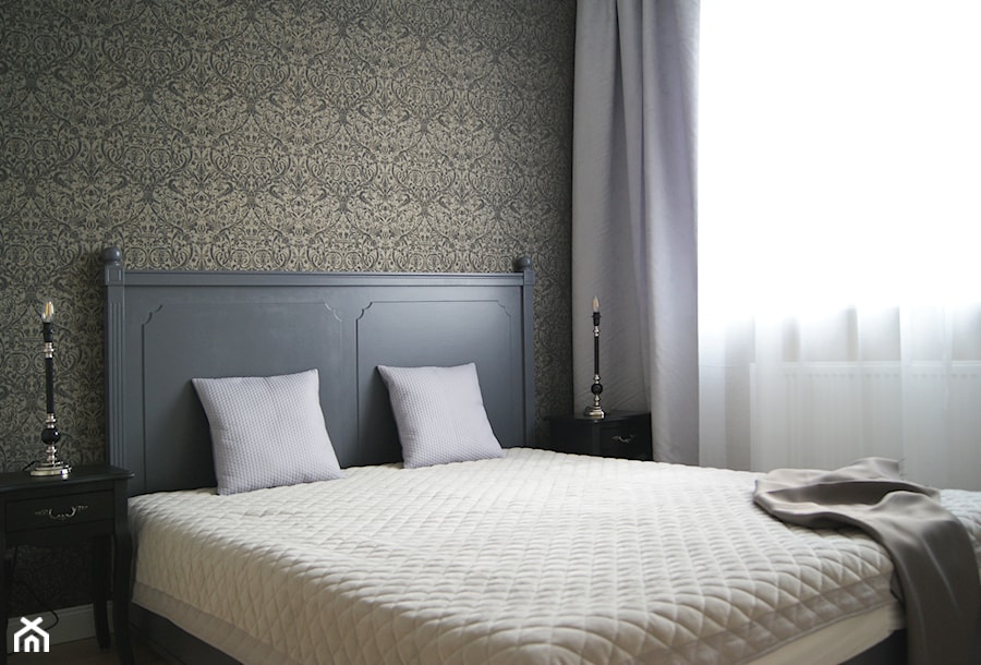 Mieszkanie na wynajem - Mokotów - Mała sypialnia, styl glamour - zdjęcie od MagnesDesign