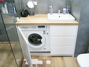 Słodowiec City - Średnia z pralką / suszarką łazienka, styl nowoczesny - zdjęcie od MagnesDesign