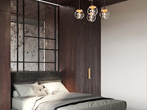 projekt ORION - Średnia biała sypialnia, styl nowoczesny - zdjęcie od STELLARstudio