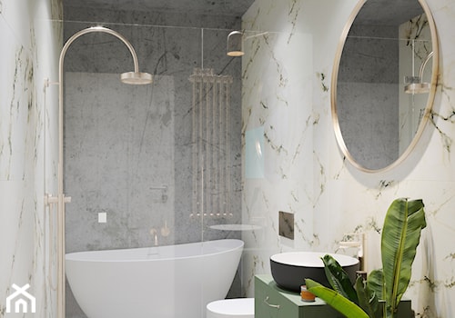 projekt TUCANA - Średnia bez okna łazienka, styl glamour - zdjęcie od STELLARstudio