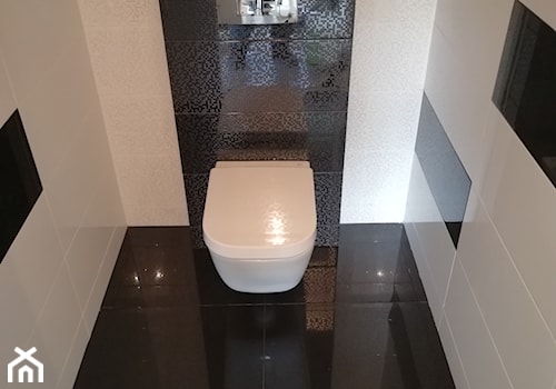 WC dla gości - Mała bez okna łazienka - zdjęcie od 5 Gwiazdek Wykończenia Wnętrz