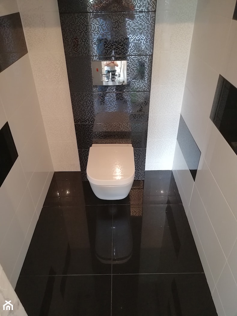 WC dla gości - Mała bez okna łazienka - zdjęcie od 5 Gwiazdek Wykończenia Wnętrz - Homebook