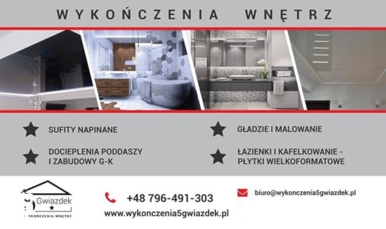 - zdjęcie od 5 Gwiazdek Wykończenia Wnętrz