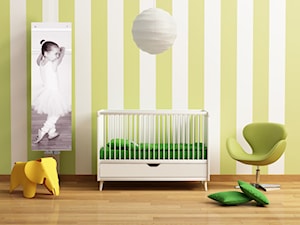 Średni biały zielony pokój dziecka dla niemowlaka dla chłopca dla dziewczynki - zdjęcie od Polskiegrzejniki.pl
