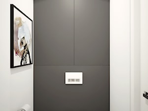 CIEPŁA biel - Mała łazienka, styl minimalistyczny - zdjęcie od 2xKO Studio