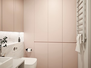 KLASYCZNA elegancja - Mała na poddaszu bez okna łazienka, styl tradycyjny - zdjęcie od 2xKO Studio