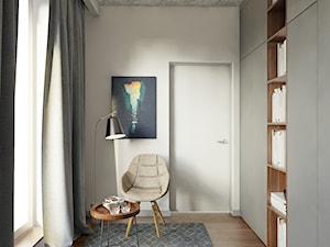 SZARA przestrzeń - Średnie szare biuro, styl nowoczesny - zdjęcie od 2xKO Studio