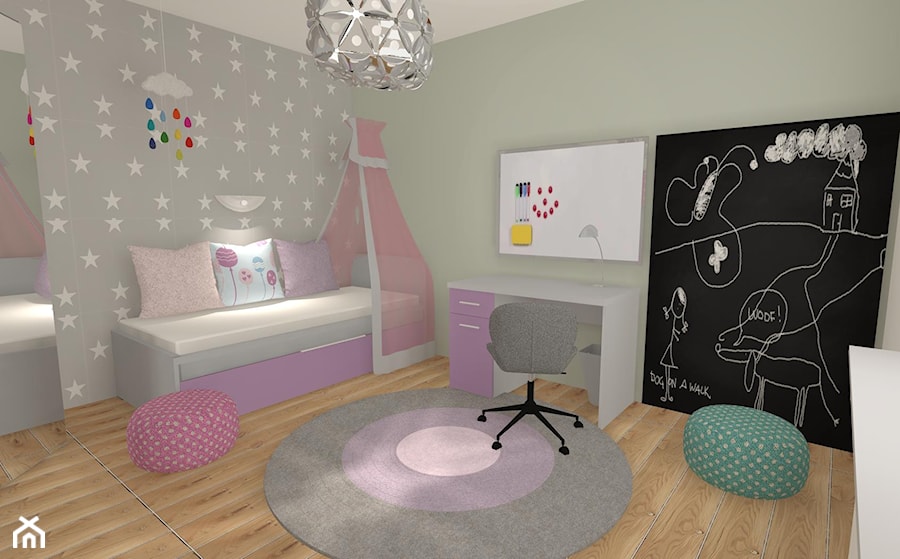Pokój dla dziewczynki - zdjęcie od MK projekt meble
