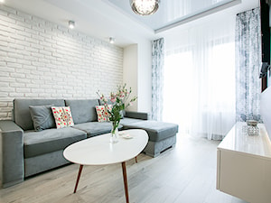 Aranżacja apartamentu w Zakopanem - Relax Lux - Salon, styl skandynawski - zdjęcie od Meble ESKA