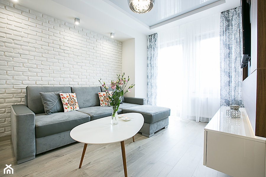 Aranżacja apartamentu w Zakopanem - Relax Lux - Salon, styl skandynawski - zdjęcie od Meble ESKA