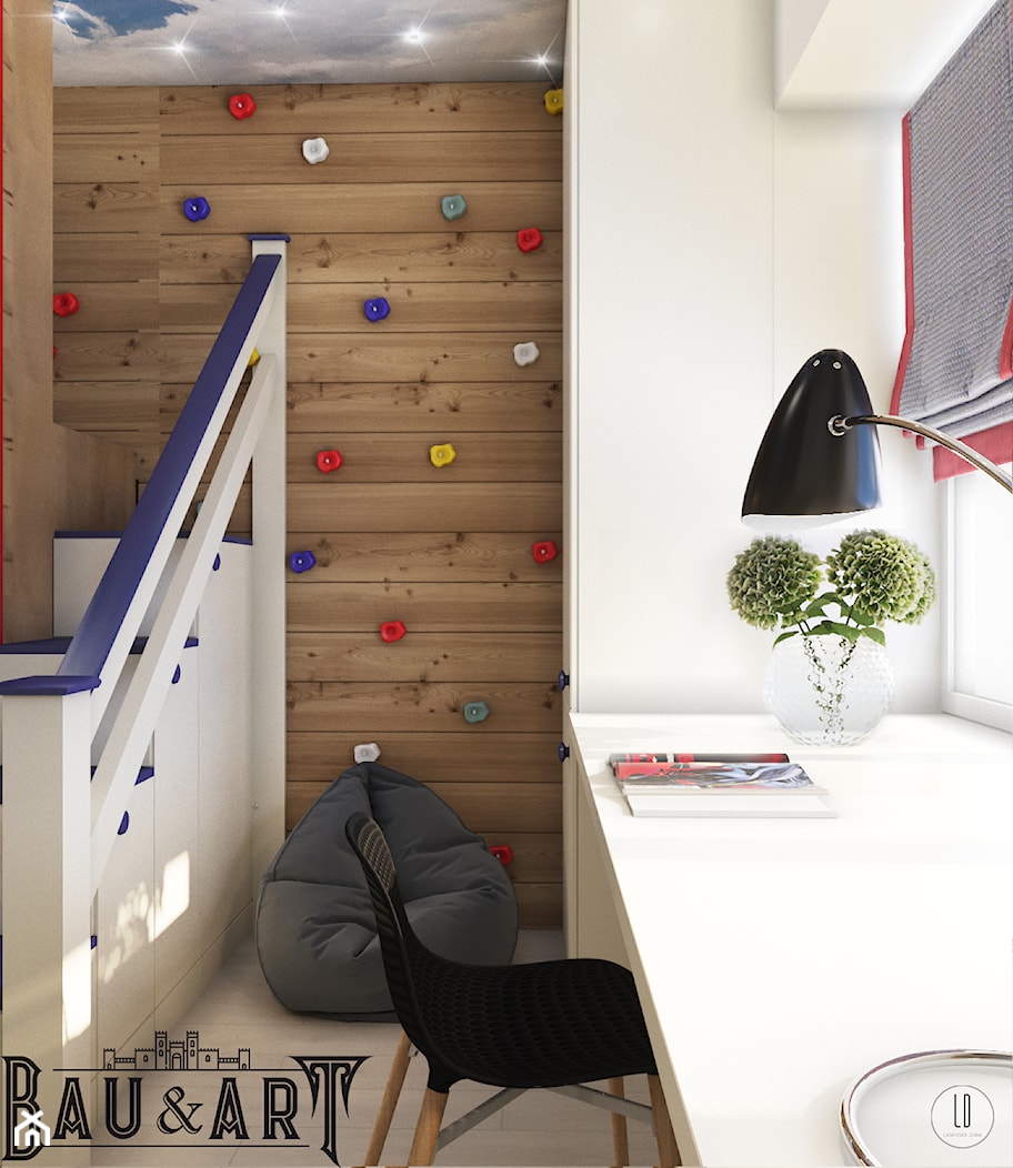 Pokój dla chłopca - Pokój dziecka, styl nowoczesny - zdjęcie od BAU&ART Studio Projektowania i Aranżacji Wnętrz - Homebook