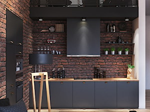 Loft - Kuchnia - zdjęcie od BAU&ART Studio Projektowania i Aranżacji Wnętrz