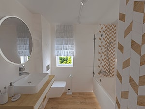 Łazienka z mozaiką - zdjęcie od JoLie Design Joanna Liebchen