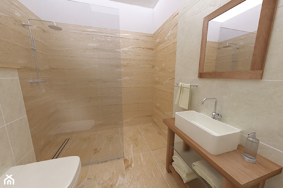 Łazienka z marmuru ok 5m² 1 - zdjęcie od MAKAREWICZ Projekt