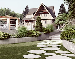 Projekt ogrodu przydomowego Zakopane - Ogród, styl nowoczesny - zdjęcie od art-park sp. z o.o. - Homebook