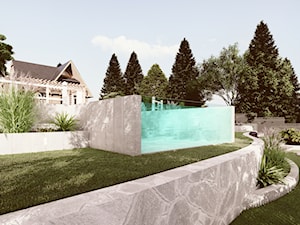 Projekt ogrodu przydomowego Zakopane - Ogród, styl nowoczesny - zdjęcie od art-park sp. z o.o.