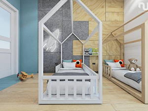 Mieszkanie nowoczesne z kolorem - Pokój dziecka, styl nowoczesny - zdjęcie od NUUKI