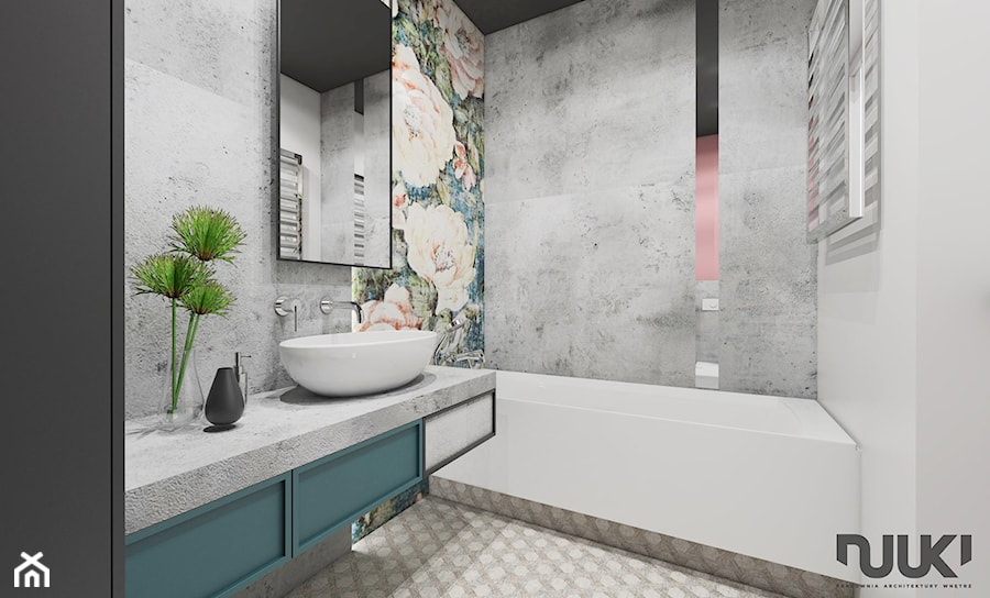 Romantyczna łazienka - Łazienka, styl nowoczesny - zdjęcie od NUUKI
