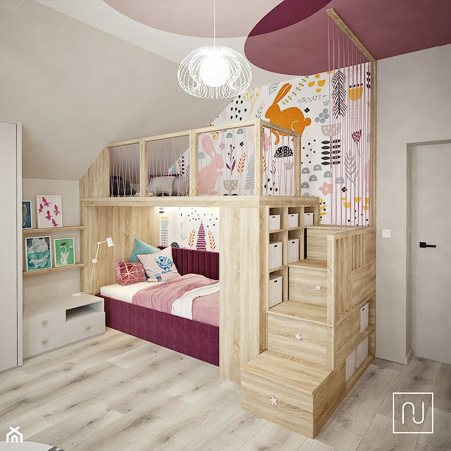 Loftowe 233 - Pokój dziecka, styl nowoczesny - zdjęcie od Nela Just ARCHITEKTURA WNĘTRZ