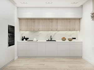projekt Mokotów, aneks kuchenny z salonem - Kuchnia, styl minimalistyczny - zdjęcie od TUTUDECO Anna Jakimowicz
