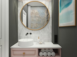 mikro łazienka - Łazienka, styl nowoczesny - zdjęcie od TUTUDECO Anna Jakimowicz