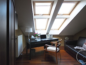 Mieszkanie na poddaszu - Biuro - zdjęcie od Joanna Pichur Architekt
