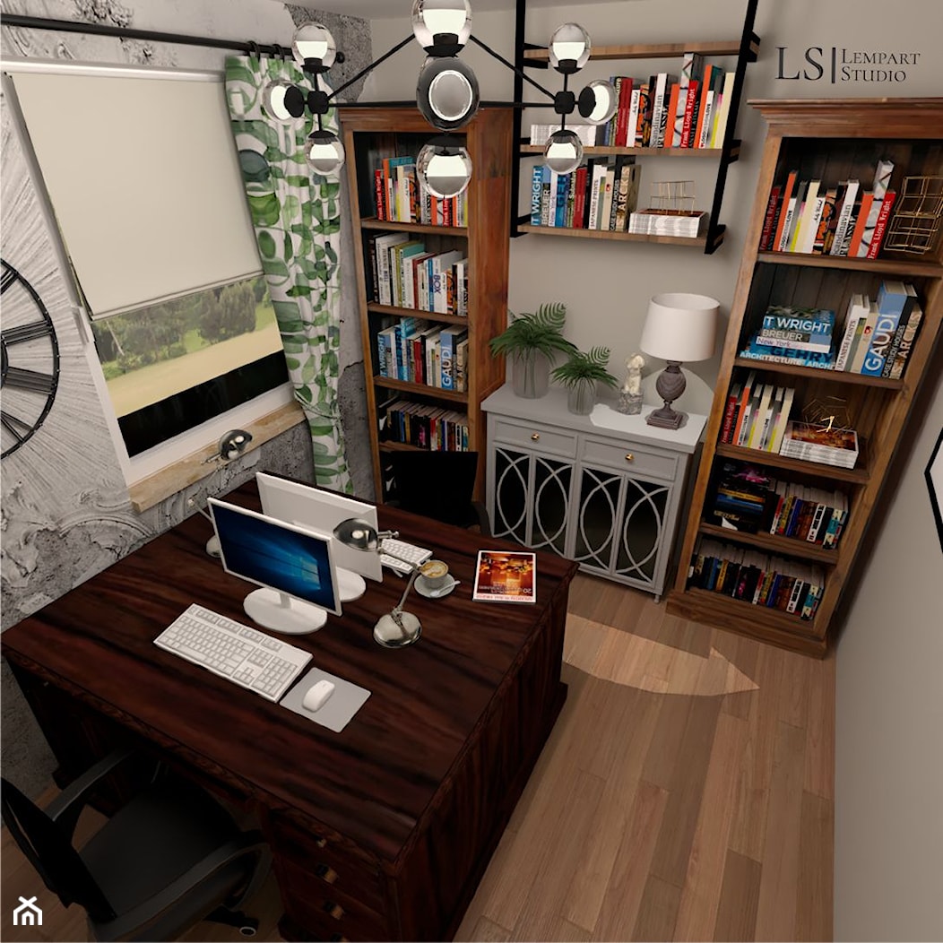 Biuro w domowym zaciszu. - zdjęcie od LS Lempart Studio - Homebook