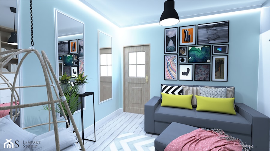 pokój gościnno wypoczynkowy - Salon, styl nowoczesny - zdjęcie od LS Lempart Studio