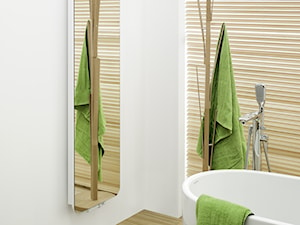 INDIVI NEW - Mała na poddaszu łazienka z oknem, styl skandynawski - zdjęcie od Instal Projekt