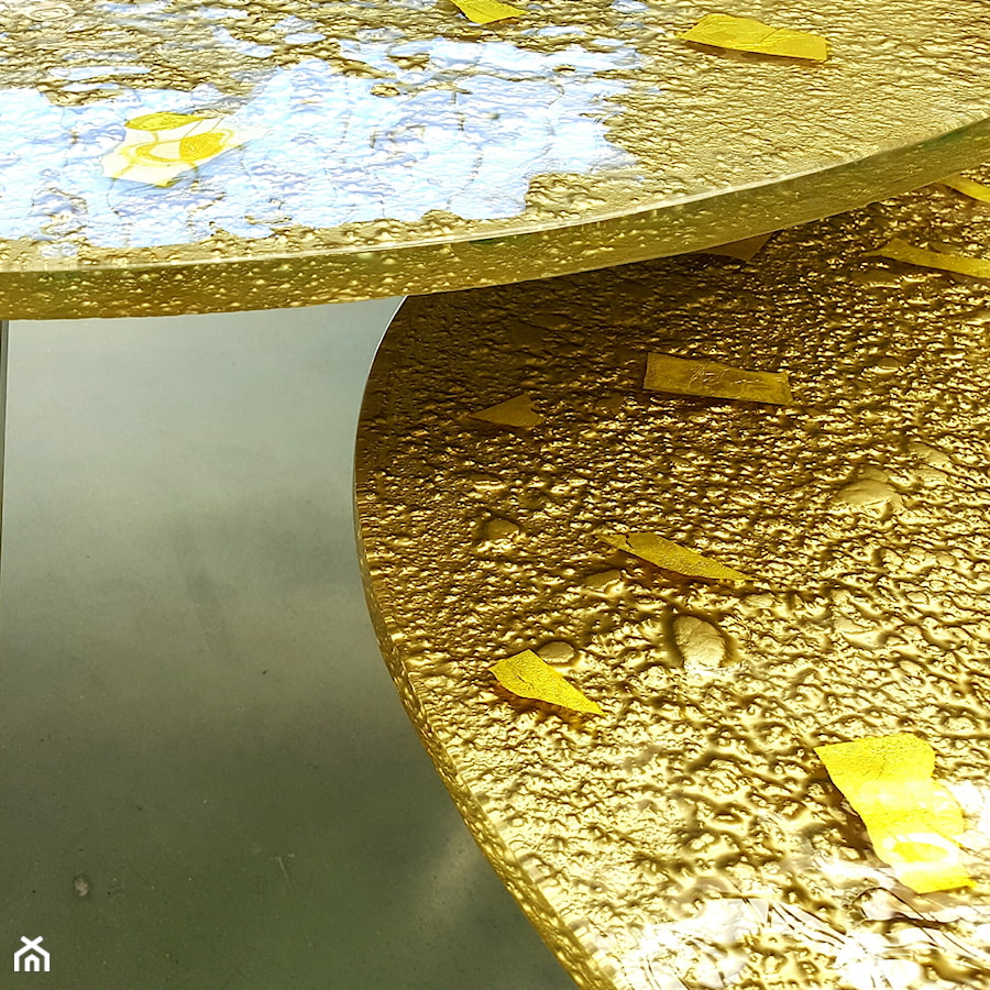 Stoliki kawowe Gold Flakes - zdjęcie od BaranskaDesign