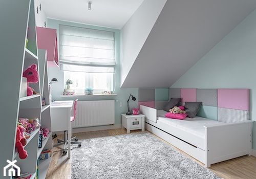Segment na Białołęce - Średni szary pokój dziecka dla dziecka dla chłopca dla dziewczynki, styl nowoczesny - zdjęcie od Iv Design
