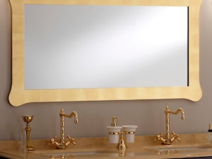 Daniel Retro/Revival - Mała bez okna z lustrem z dwoma umywalkami łazienka, styl prowansalski - zdjęcie od ARMPOL armatura