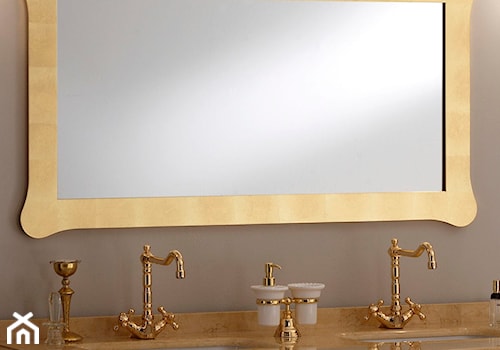 Daniel Retro/Revival - Mała bez okna z lustrem z dwoma umywalkami łazienka, styl prowansalski - zdjęcie od ARMPOL armatura