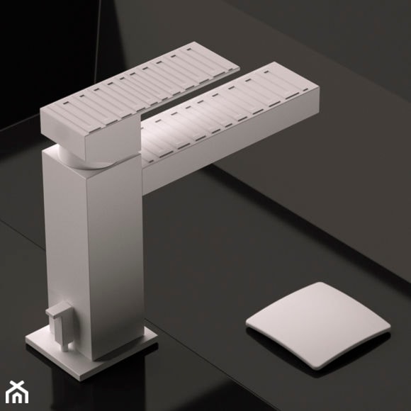 Daniel Skyline - Mała na poddaszu bez okna łazienka, styl nowoczesny - zdjęcie od ARMPOL armatura