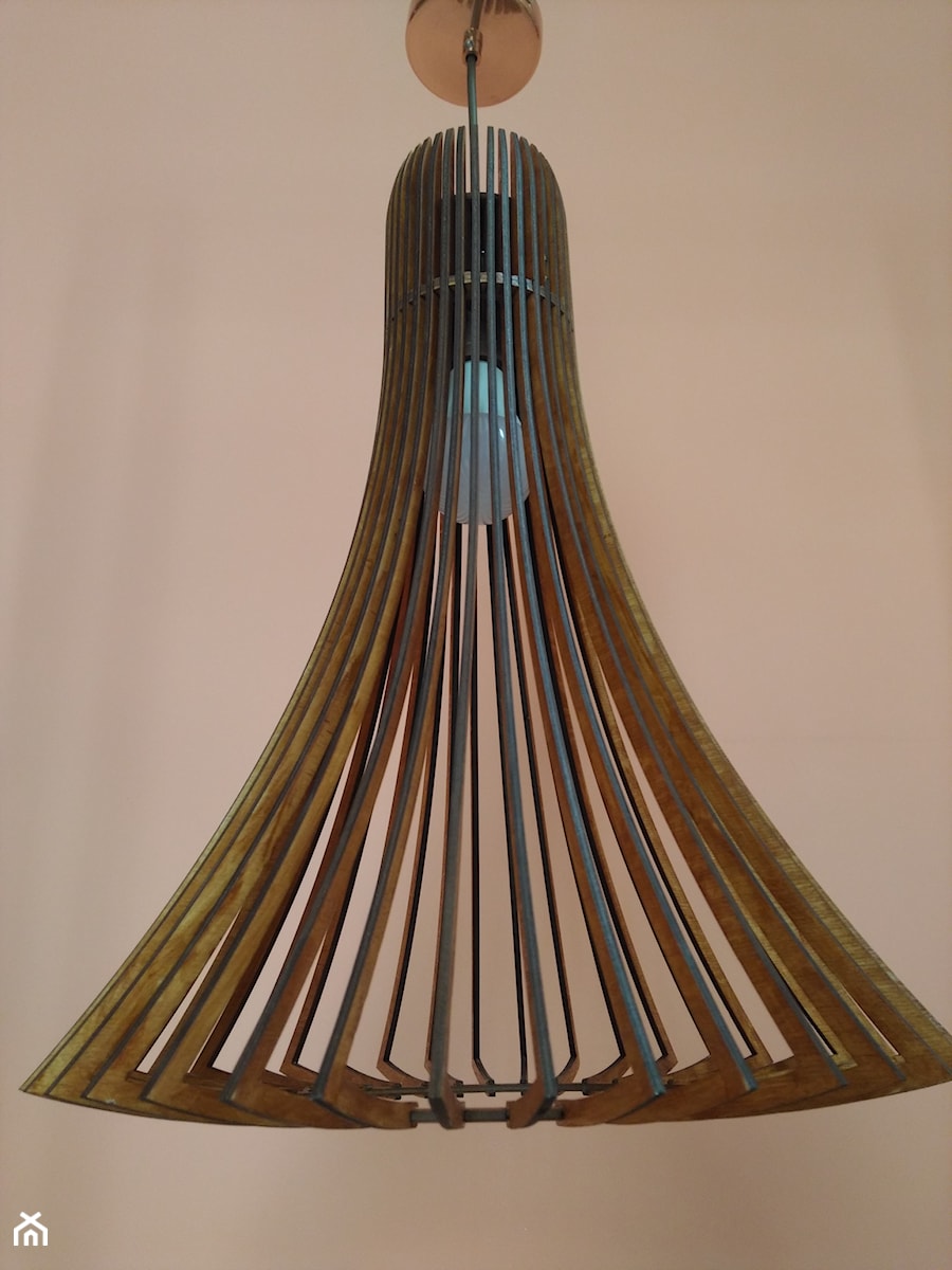 Lampa Kielich wykonana sklejka 4mm wys - zdjęcie od Modern Design Studio