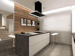 dom nowoczesny - Kuchnia - zdjęcie od m-studio Projektowanie wnętrz