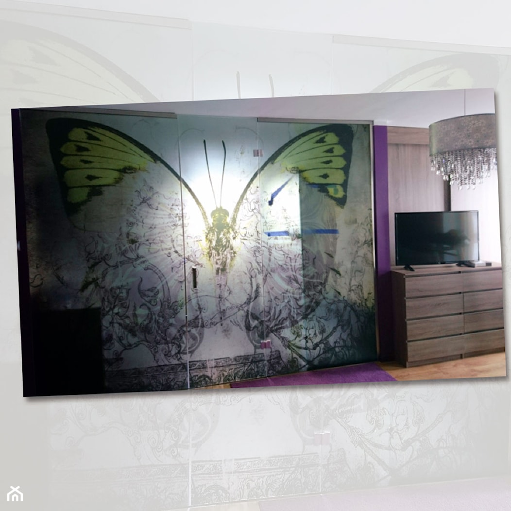 Motyl, ponad 8 m2, szkło Float 10mm ESG - zdjęcie od decoglass.eu - Homebook