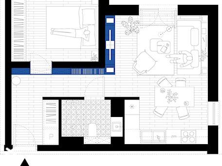 Aranżacje wnętrz - Salon: Nowa - Projekt mieszkania - Biuro architektoniczne Znamy się. Przeglądaj, dodawaj i zapisuj najlepsze zdjęcia, pomysły i inspiracje designerskie. W bazie mamy już prawie milion fotografii!