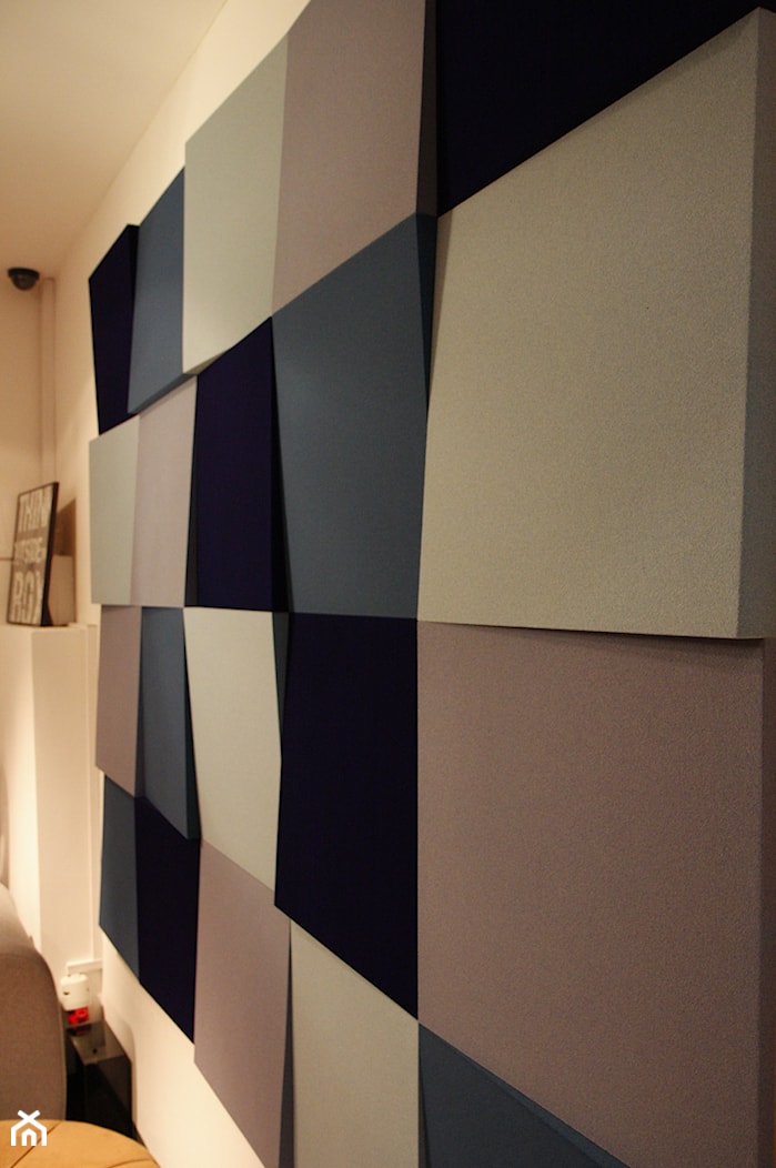 Pomysł na ścianę, aranżacja ściany, Fluffo panele ścienne 3D (www.homelovers.pl) - zdjęcie od Fluffo, Fabryka Miękkich Ścian - Homebook