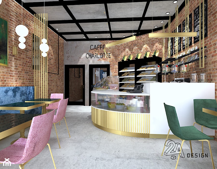 Caffe Charlotte - Wnętrza publiczne, styl tradycyjny - zdjęcie od 2A DESIGN