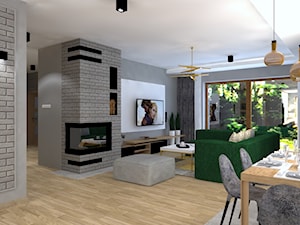 W Klimacie Greenery - Salon, styl nowoczesny - zdjęcie od 2A DESIGN